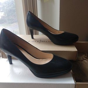 Cole Haan Black Leather Chelsea Low Pump Nike Air size 8.5